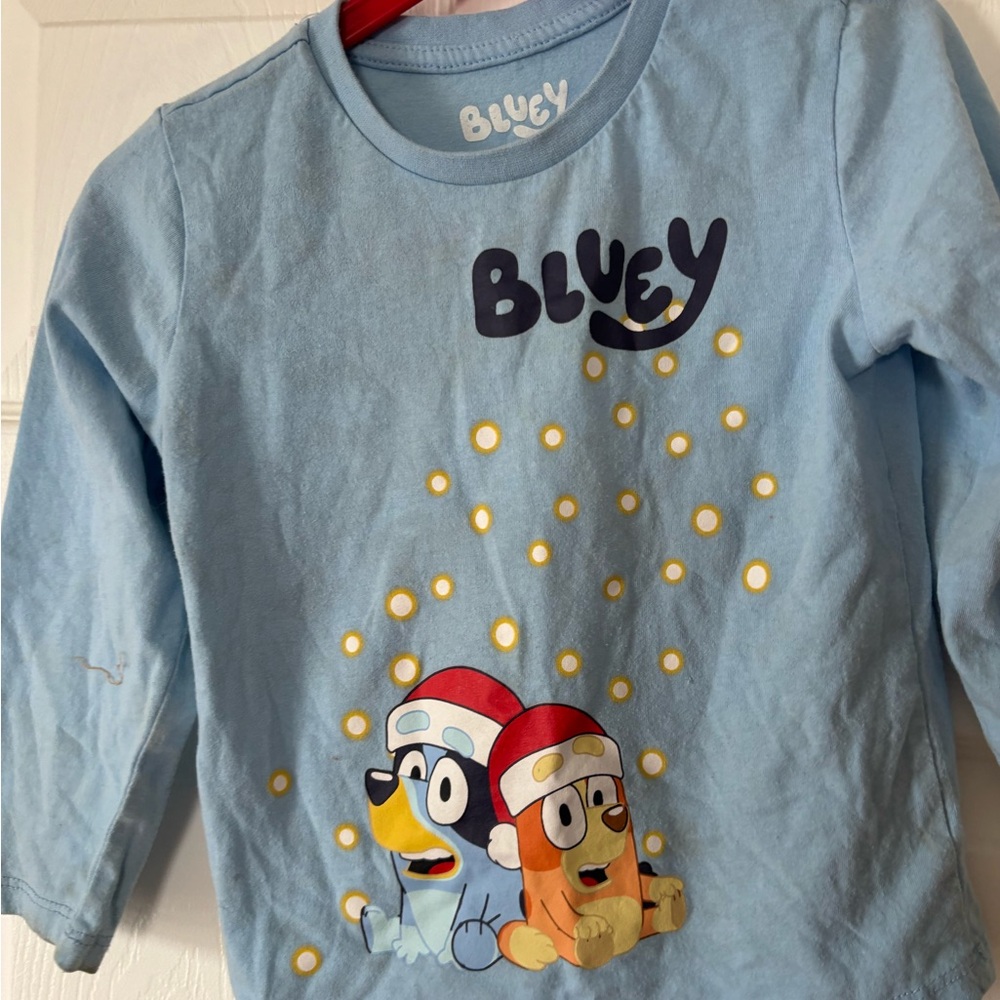 💙Lucy Kids Long Sleeve Shirt - Blue with Fun Characters